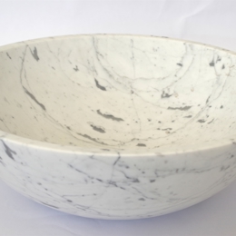 Bianco Gioia marble sink