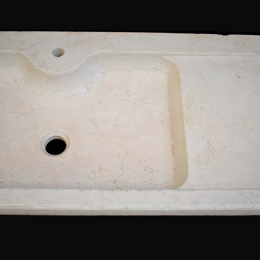 White Natural Stone Sink