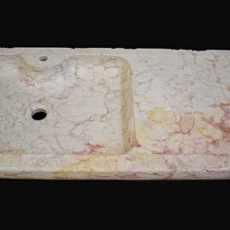 Pinkish Yellow Natural Stone Sink