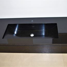 Nero Assoluto granite sink
